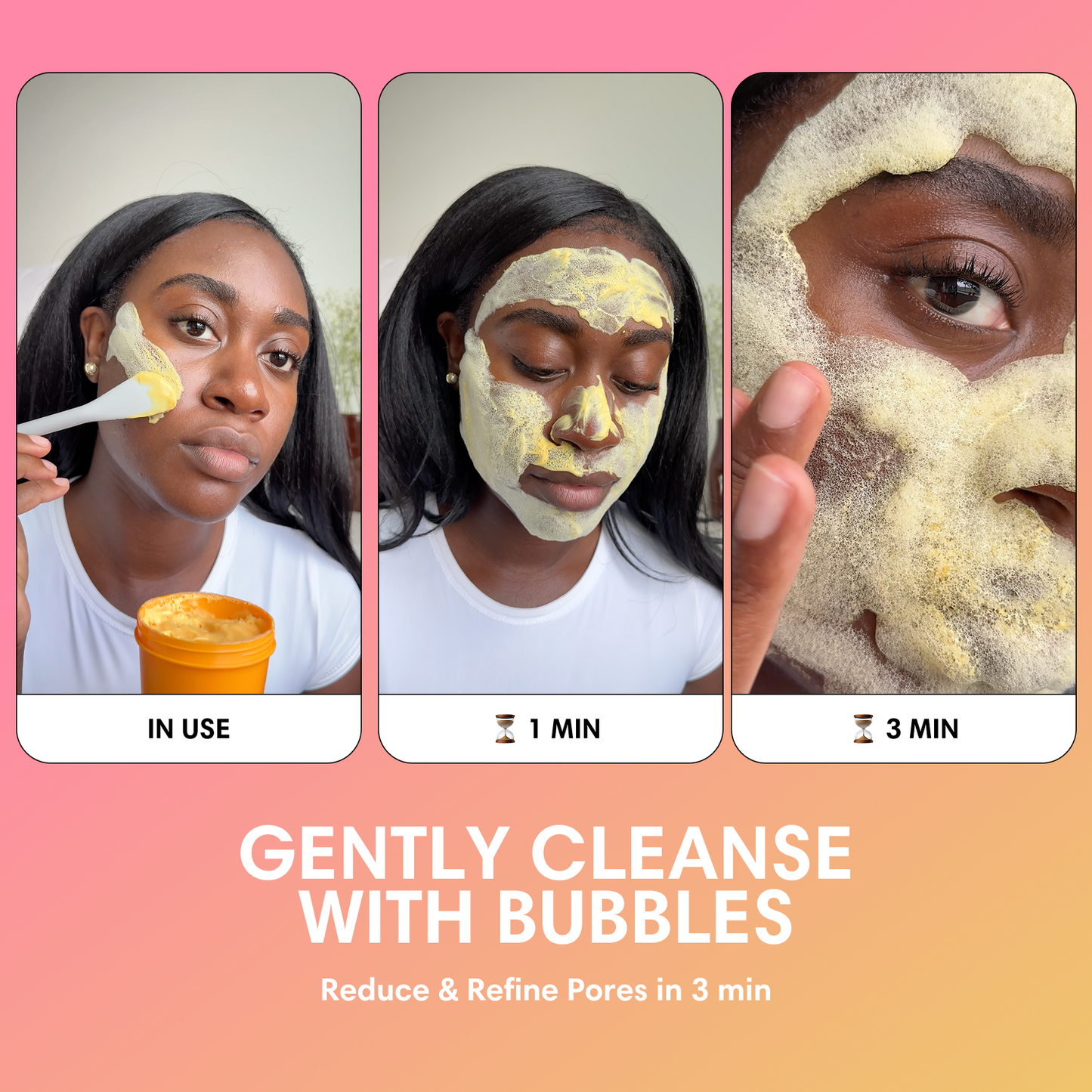 Brightening Duo – Glow Bubble Mask & Wash for Dark Spots